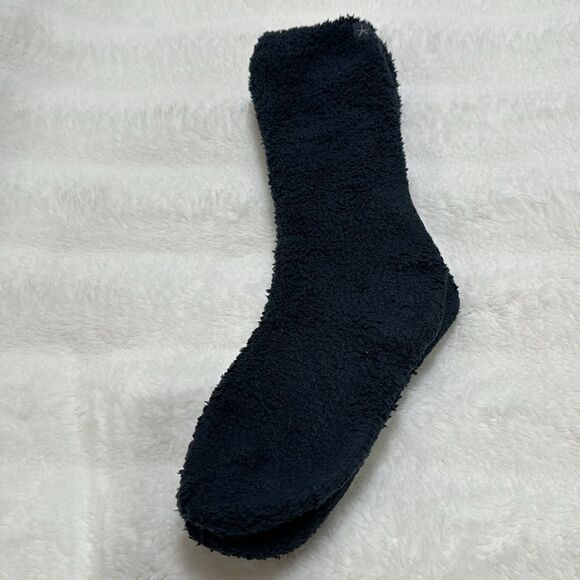 BAREFOOT DREAMS COZY CHIC NAVY BLUE SOCKS. - Picture 2 of 2